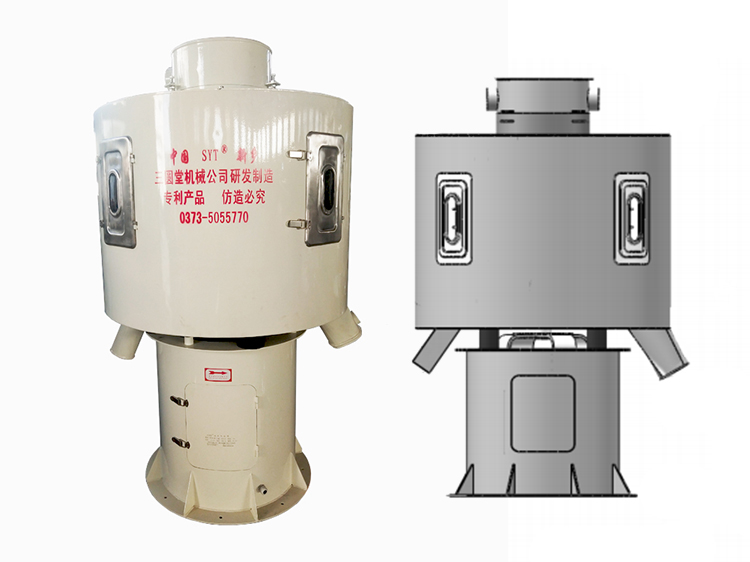 活性炭粉专用立式气流筛
